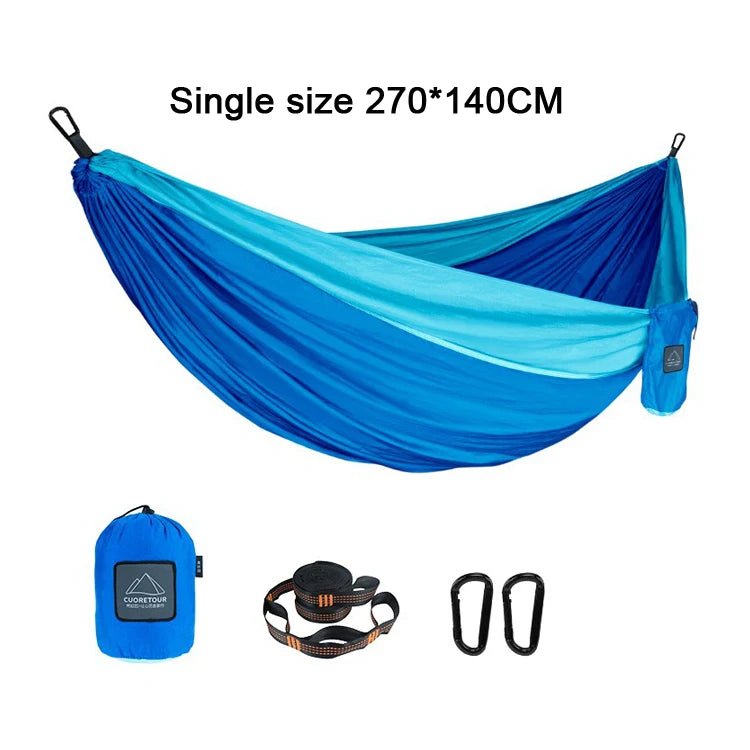 Portable Nylon  Outdoor Camping Hammock - Single/Double Size - ICoolDown