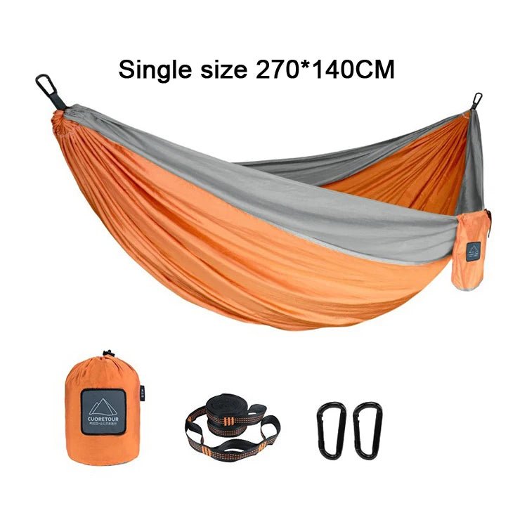 Portable Nylon  Outdoor Camping Hammock - Single/Double Size - ICoolDown