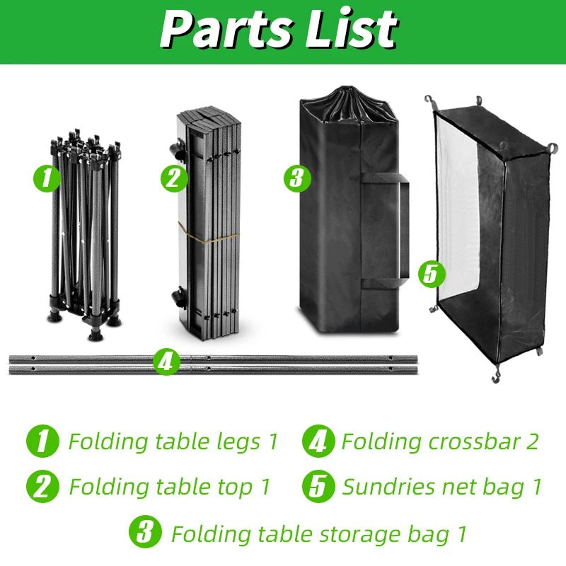 Rollable Camping Portable Outdoor Table - ICoolDown