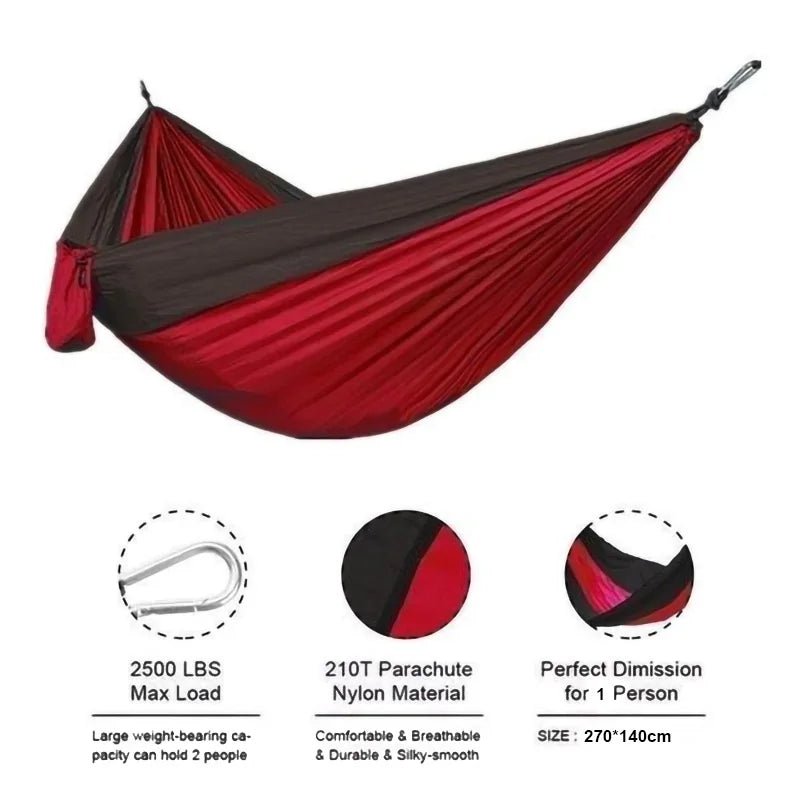 iCoolDown™ Single Person Portable Outdoor Camping Hammock - iCoolDown