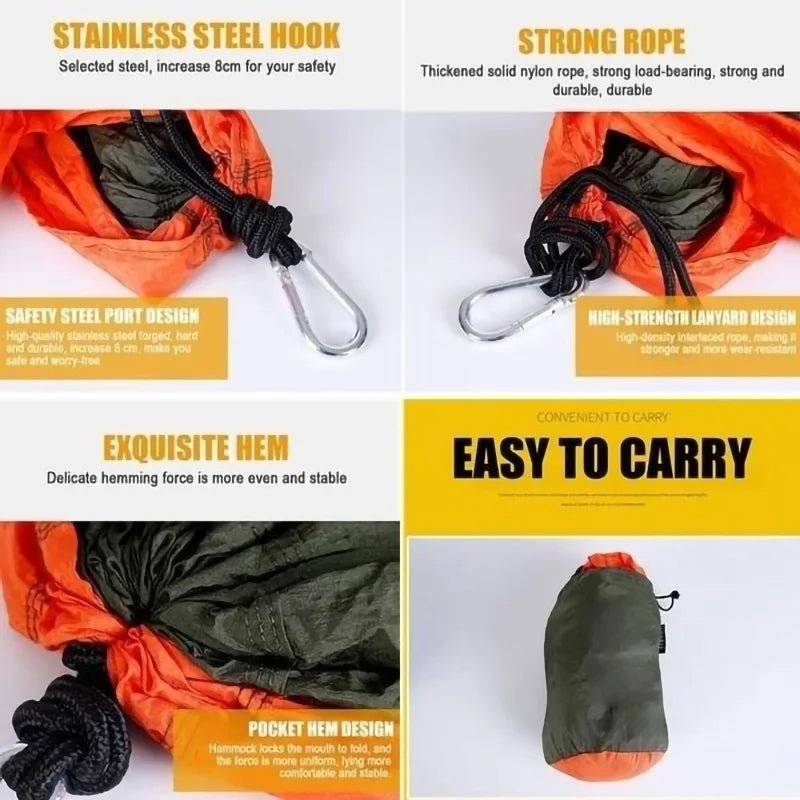iCoolDown™ Single Person Portable Outdoor Camping Hammock - iCoolDown