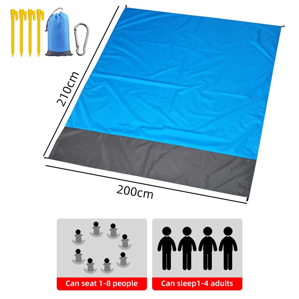 Waterproof Pocket Beach Blanket and Beach Mat - ICoolDown