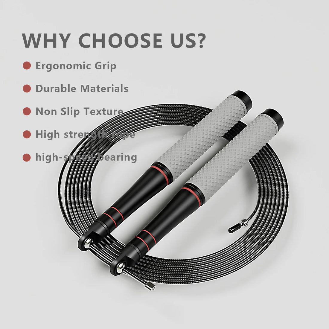 iCoolDown™ Adjustable Weighted Jump Rope