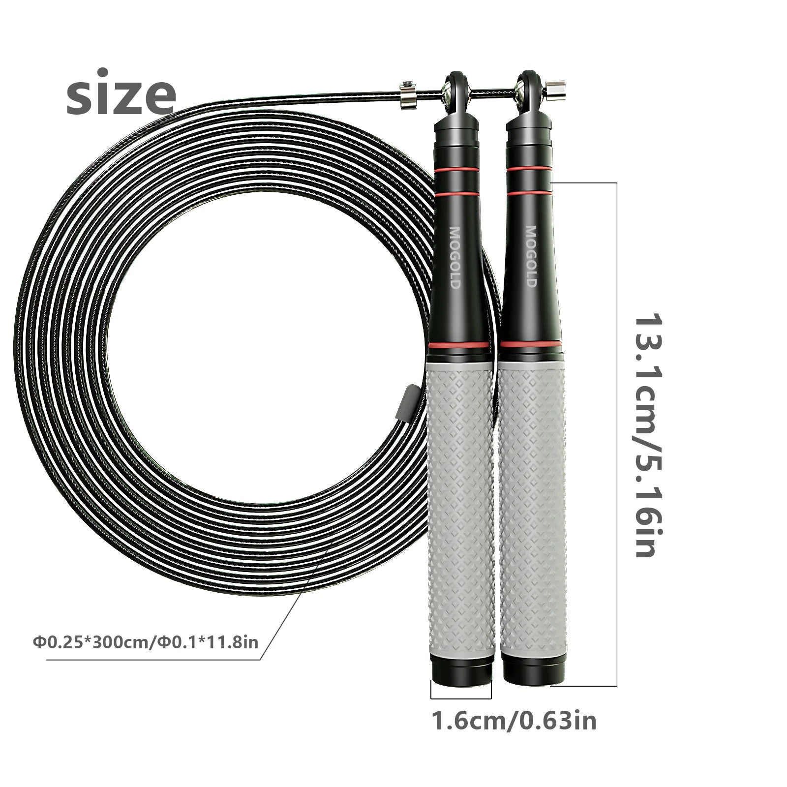 iCoolDown™ Adjustable Weighted Jump Rope