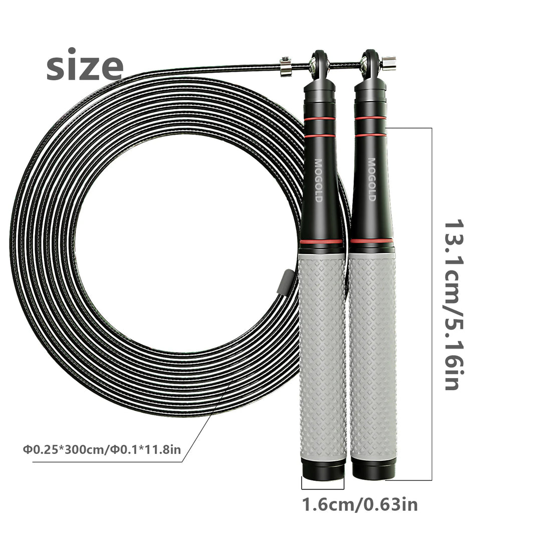 iCoolDown™ Adjustable Weighted Jump Rope