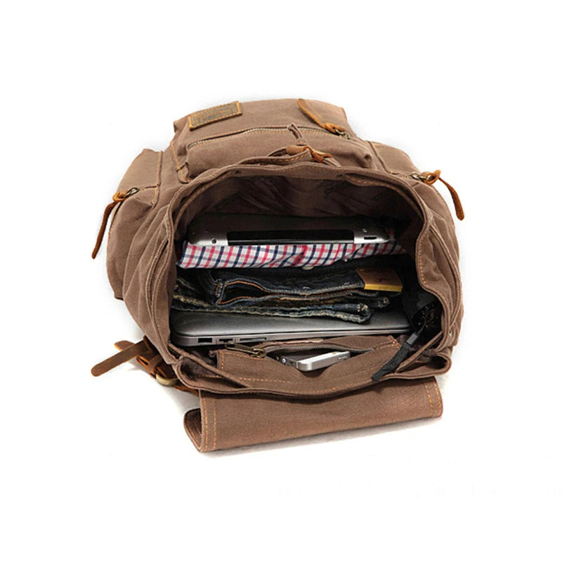 iCoolDown™ Retro Large Vintage Backpack Bag - ICoolDown