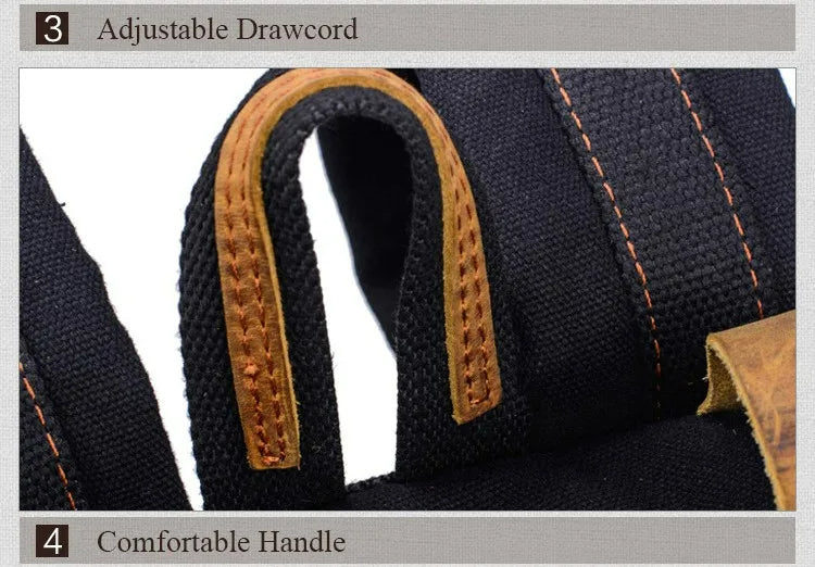 iCoolDown™ Retro Large Vintage Backpack Bag - ICoolDown
