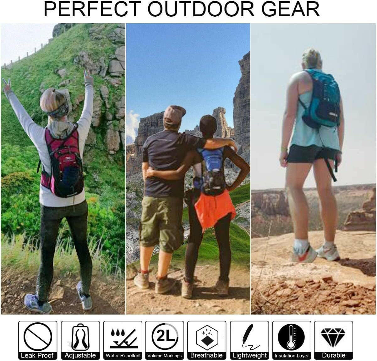 Insulated Hydration Backpack Pack with 2L BPA Free Bladder - ICoolDown
