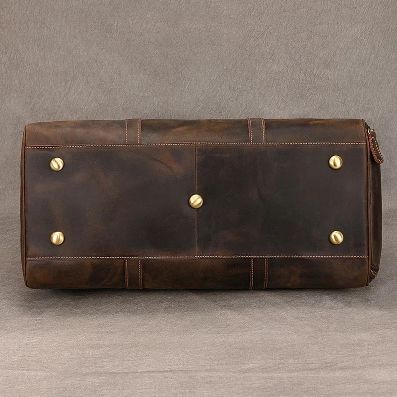 iCoolDown™ Vintage Leather Travel Shoe Bag - ICoolDown