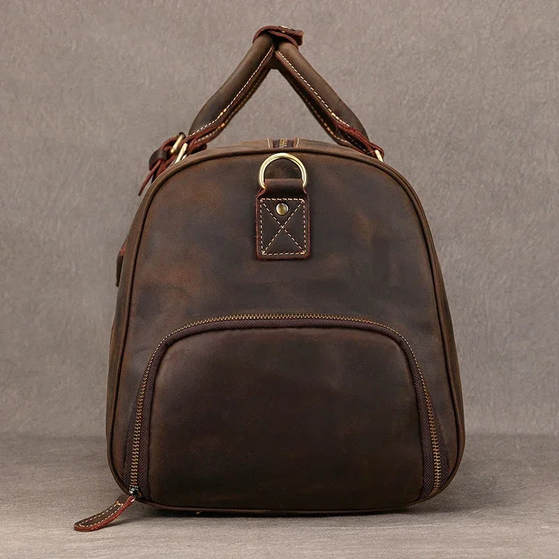 iCoolDown™ Vintage Leather Travel Shoe Bag - ICoolDown